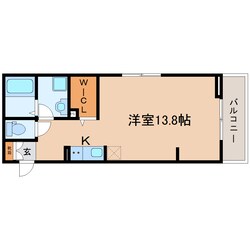 静岡駅 徒歩15分 2階の物件間取画像